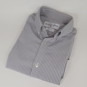 Mizzen + Main Leeward Collection Long Sleeve Button Down - Men's Large Trim Fit